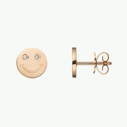 Twinkle Smile Ohrstecker in Roségold von The Good Bling Berlin