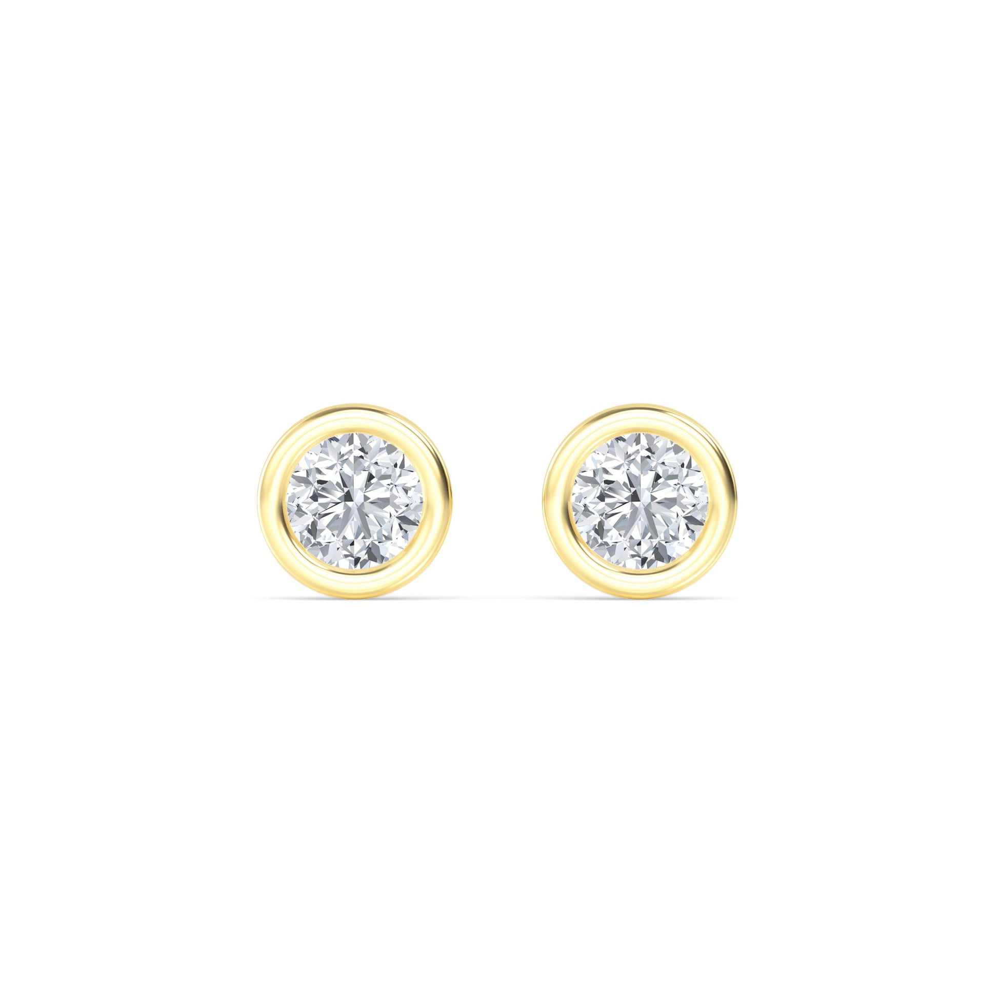 Smilla Ohrstecker in Gelbgold von The Good Bling Berlin