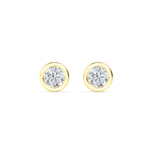 Smilla Ohrstecker in Gelbgold von The Good Bling Berlin
