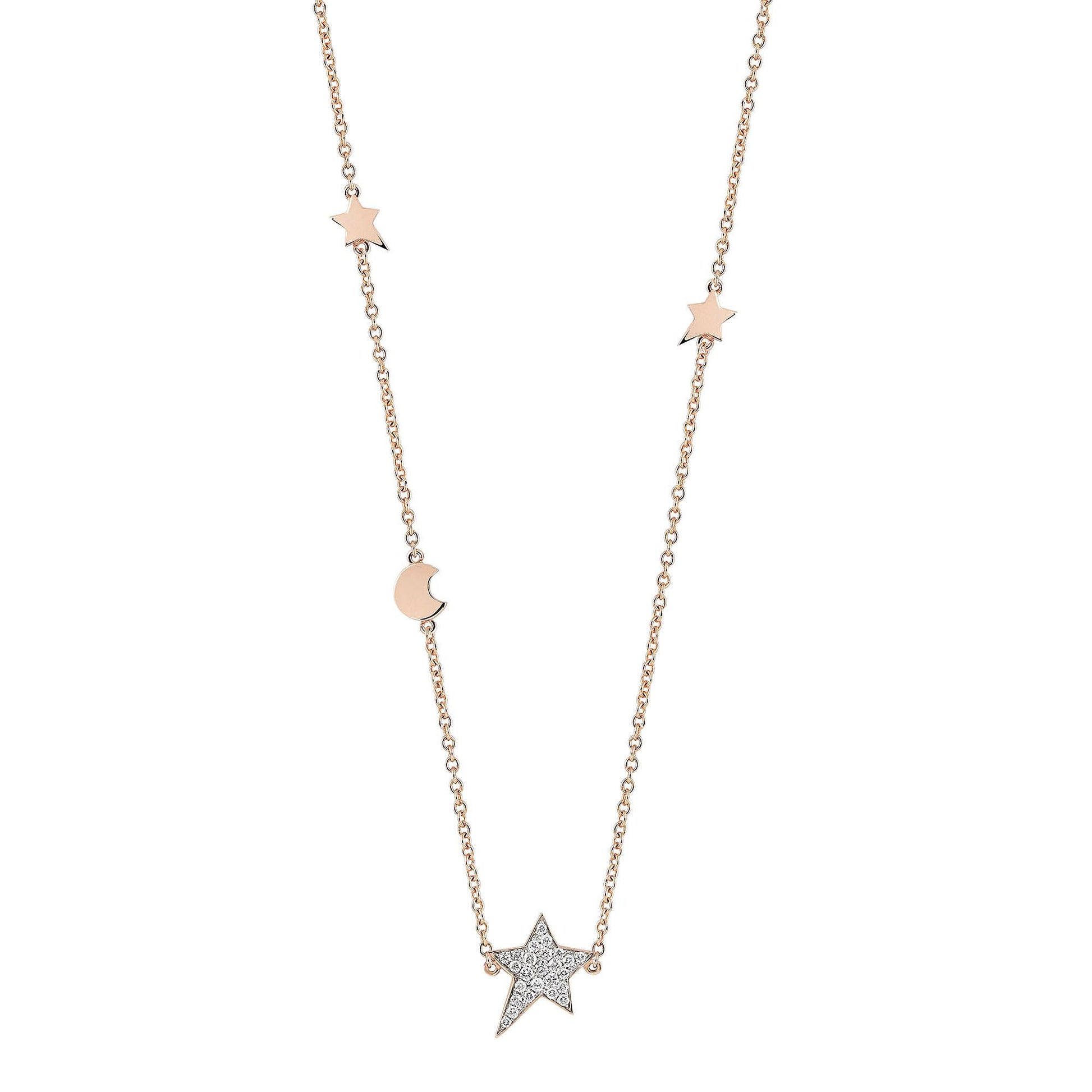 Palladio Collier, Roségold • Diamant von Al Coro (C230R)