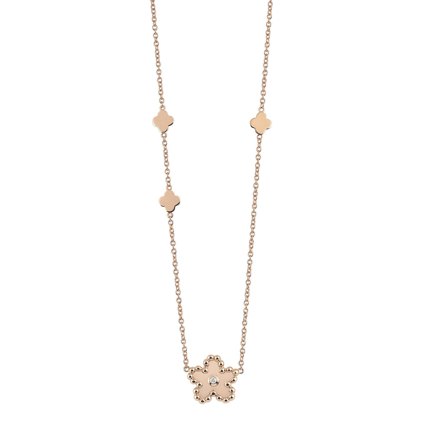 Palladio Collier, Roségold • Diamant von Al Coro (C233R)