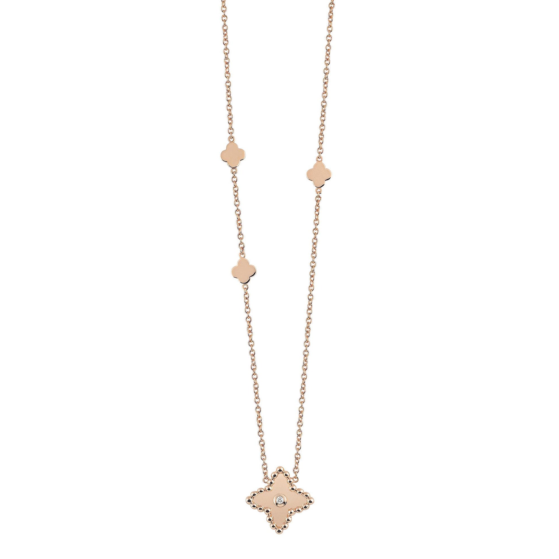 Palladio Collier, Roségold • Diamant von Al Coro (C235R)