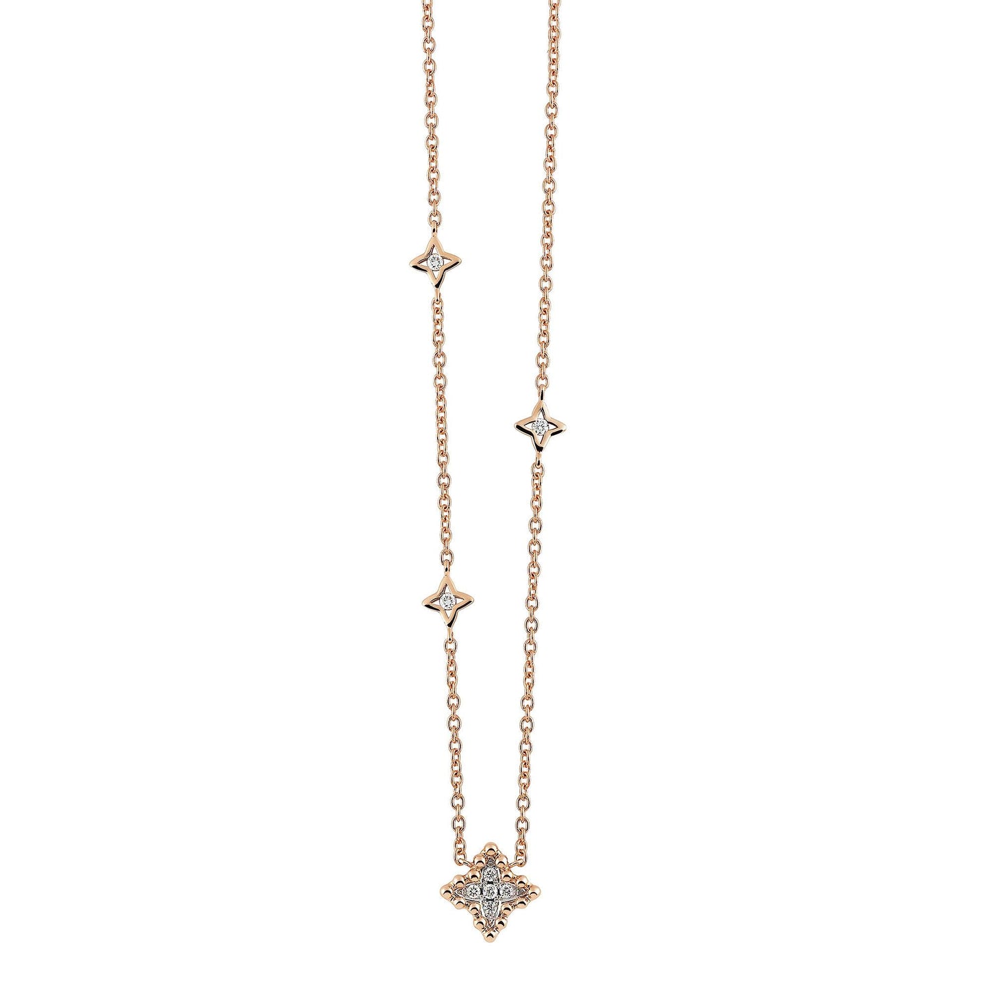 Palladio Collier, Roségold • Diamant von Al Coro (C258R)