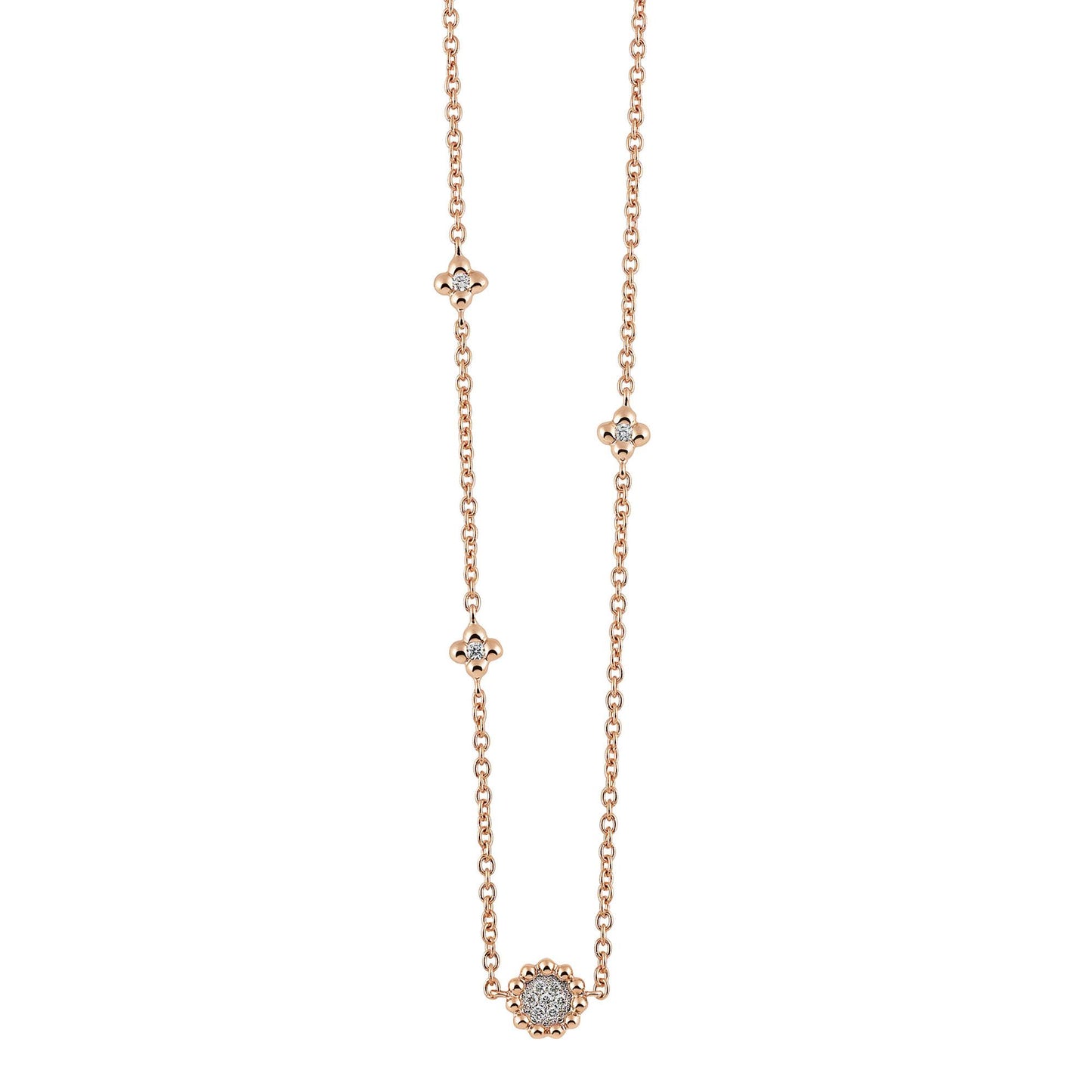 Palladio Collier, Roségold • Diamant von Al Coro (C262R)