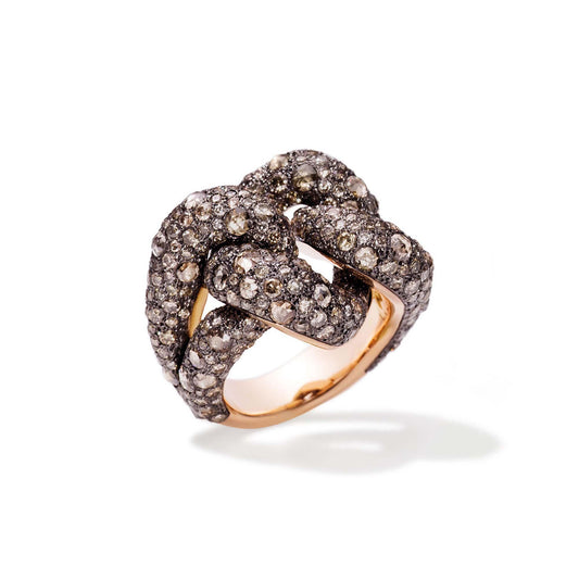 Ring Catene, Bicolor-Gold • Diamant von Pomellato (PAB3060OADRKDBR00)