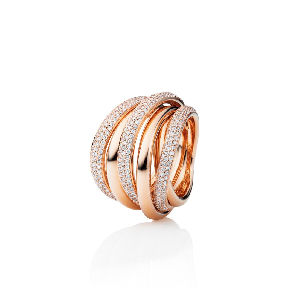 Ring Cielo, Roségold • Diamant von Capolavoro (RI9BRW02594)