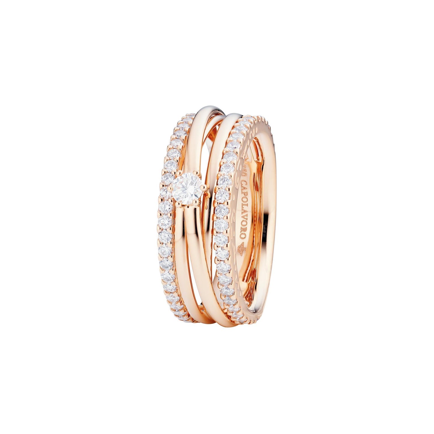 Ring Magnifico, Roségold • Diamant von Capolavoro (RI9BRW02720)