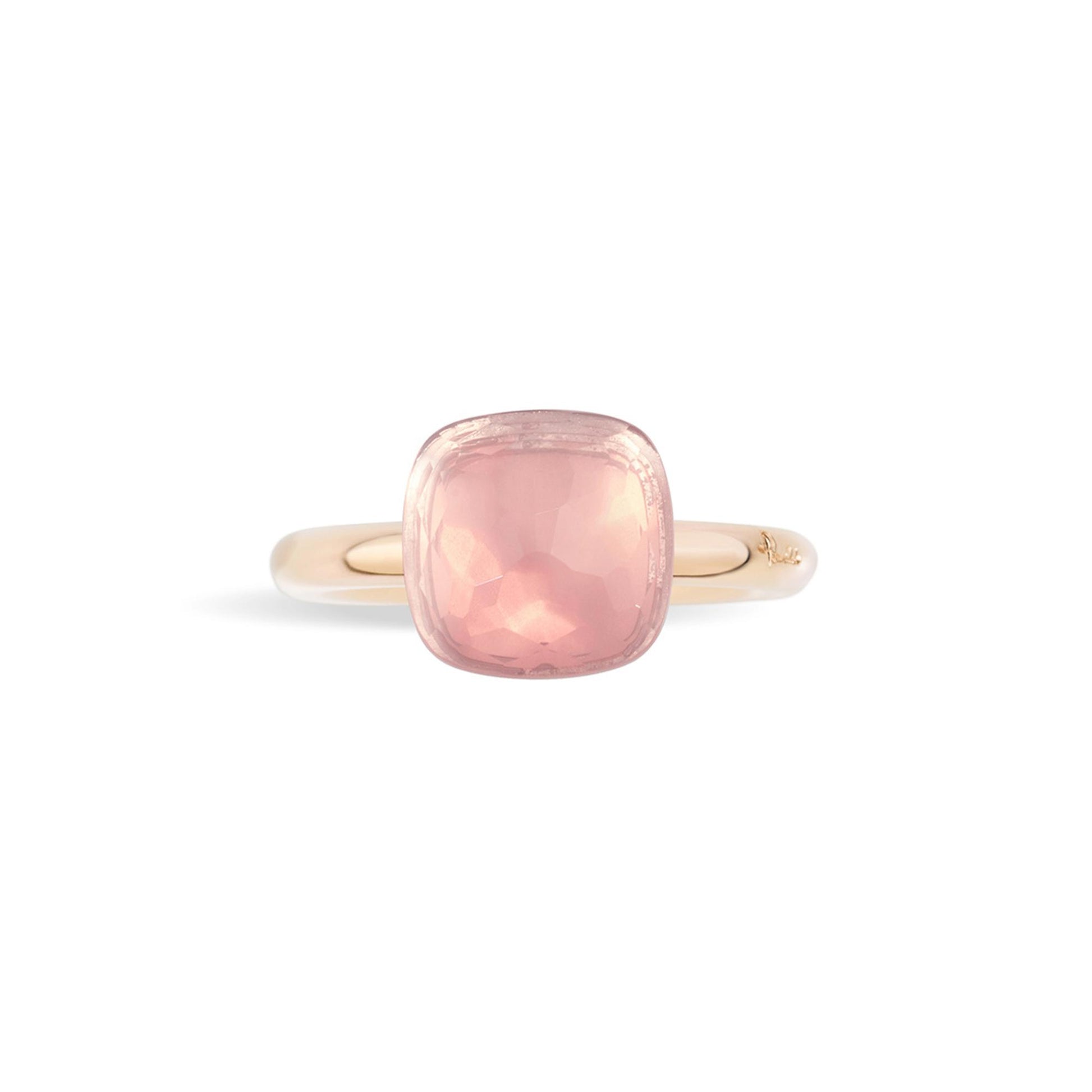 Ring Nudo, Bicolor-Gold • Rosenquarz von Pomellato (PAA1100O6000000QR)