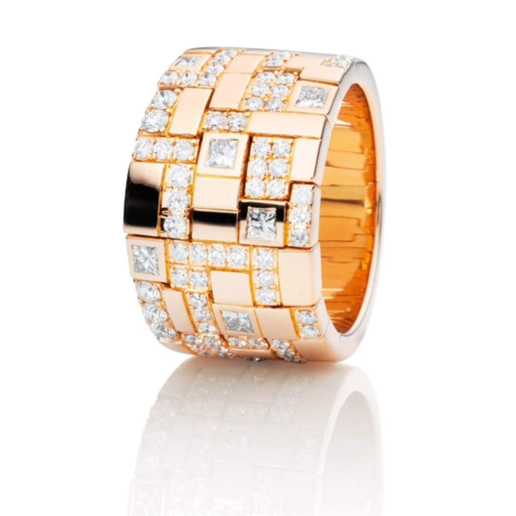 Ring Palazzo, Roségold • Diamant von Capolavoro (RI9B02471)