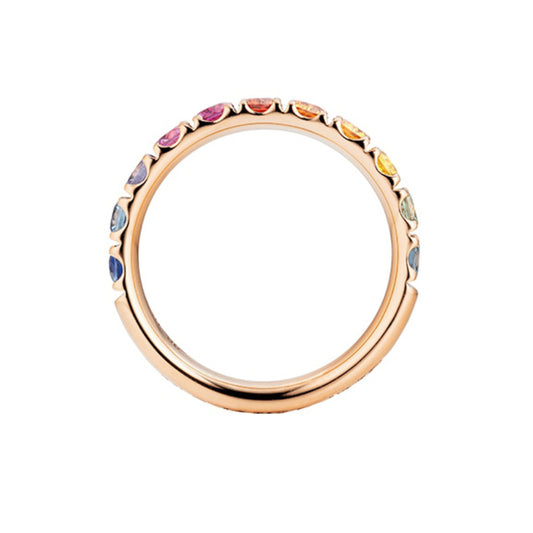 Ring Rainbow, Roségold • Saphir von Capolavoro (RI9SMC02730.RAINBOW)