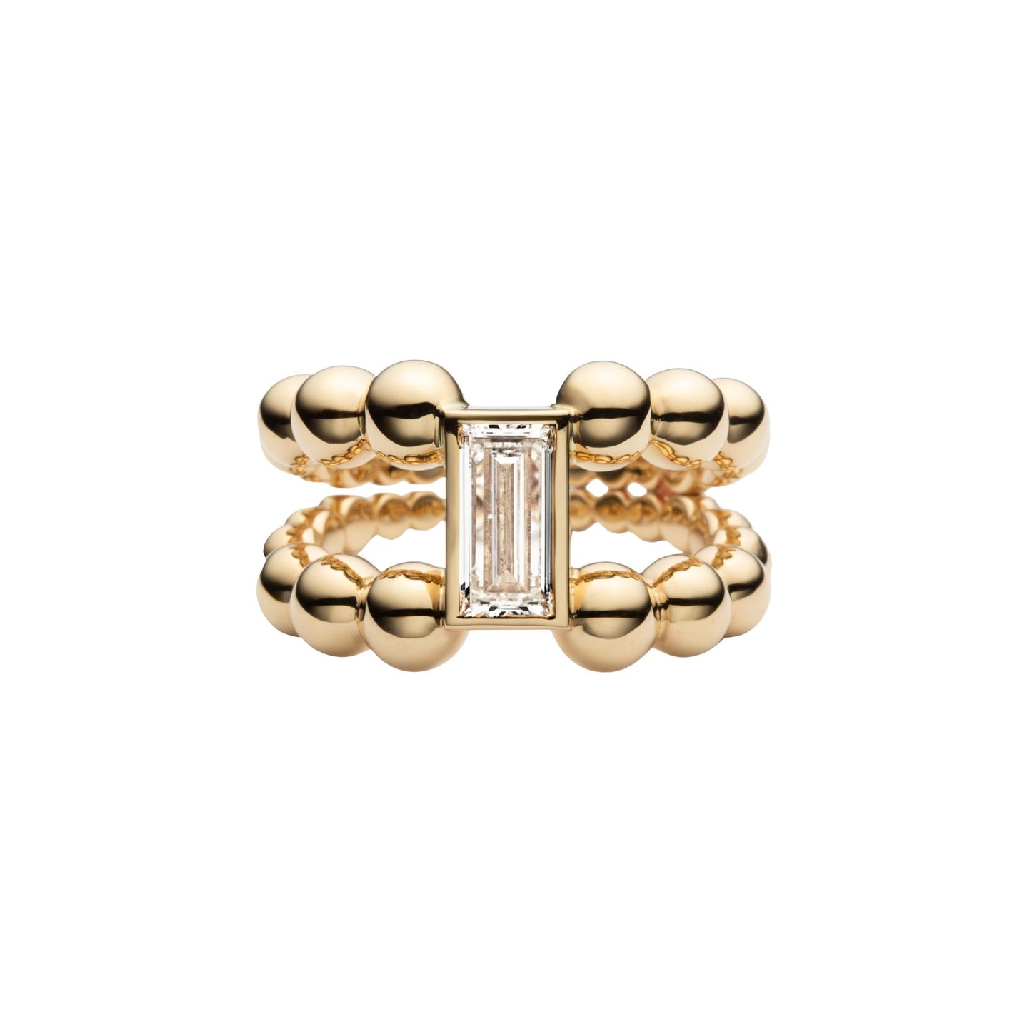 Pippa Ring Baguette, recyceltes Gold & Labordiamant
