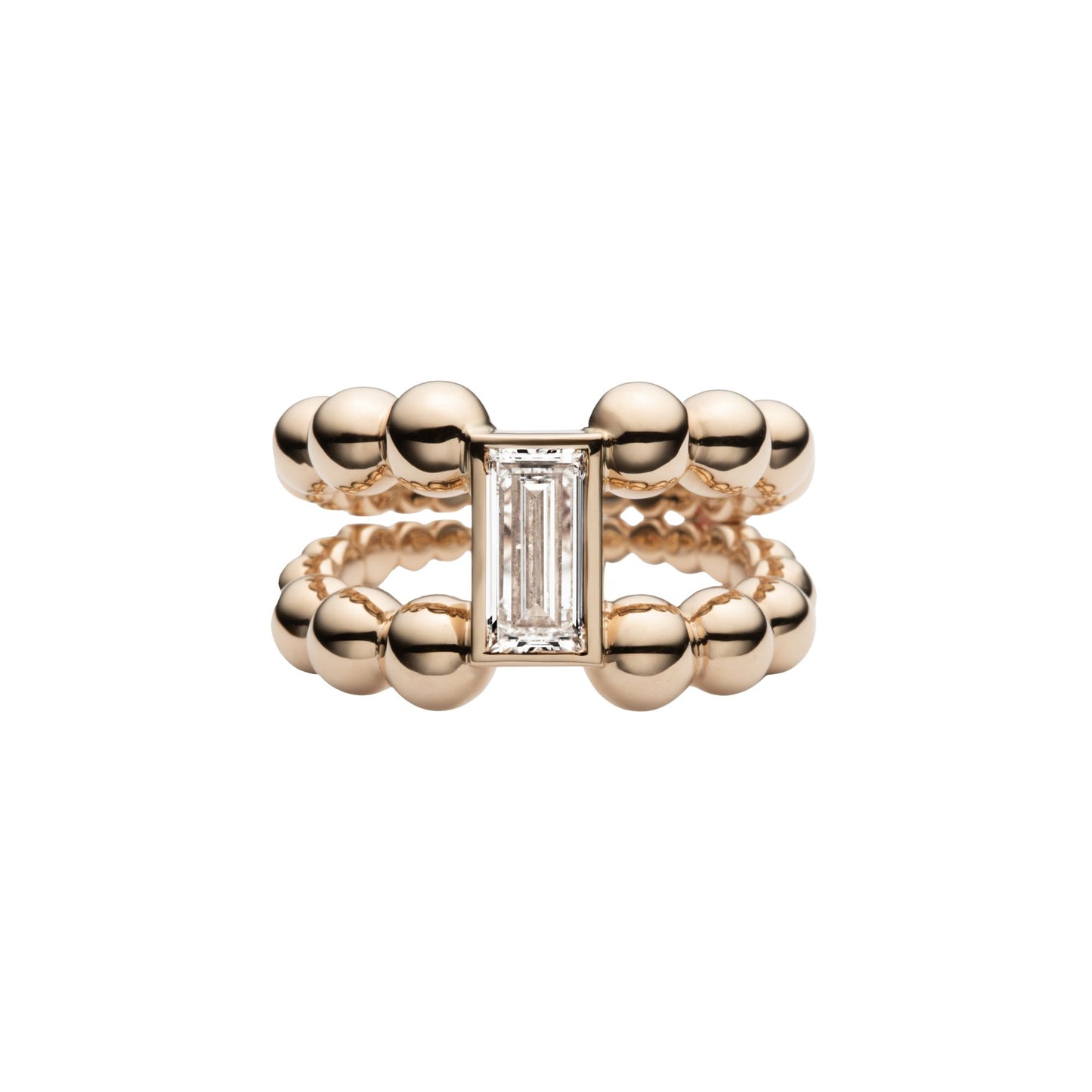 Pippa Ring Baguette, recyceltes Gold & Labordiamant