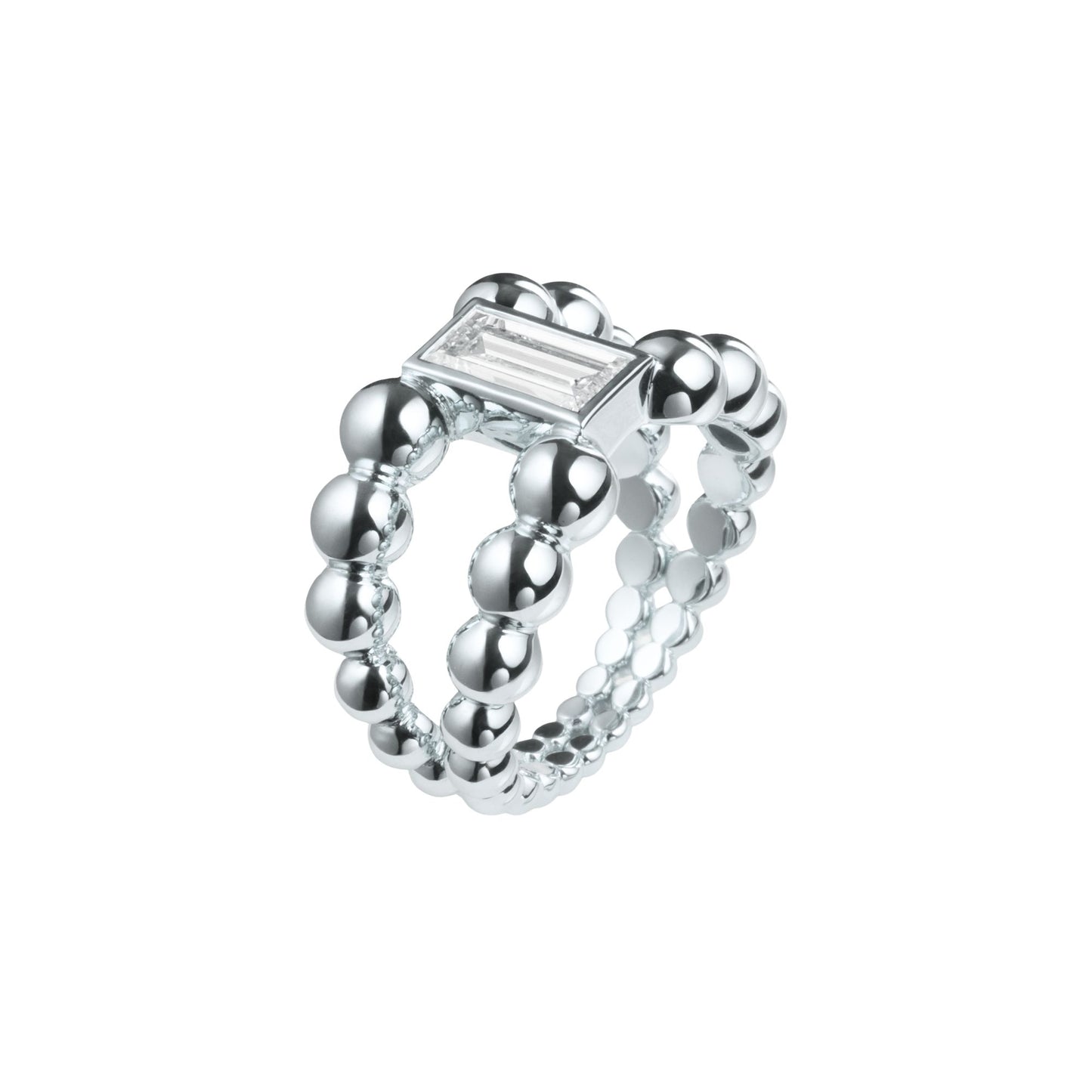 Pippa Ring Baguette, recyceltes Gold & Labordiamant