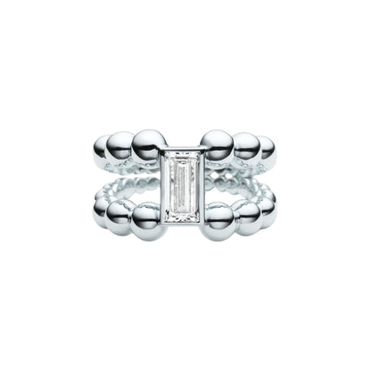 Pippa Ring Baguette, recyceltes Gold & Labordiamant