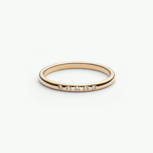 Kim Ring in Gelbgold von The Good Bling Berlin