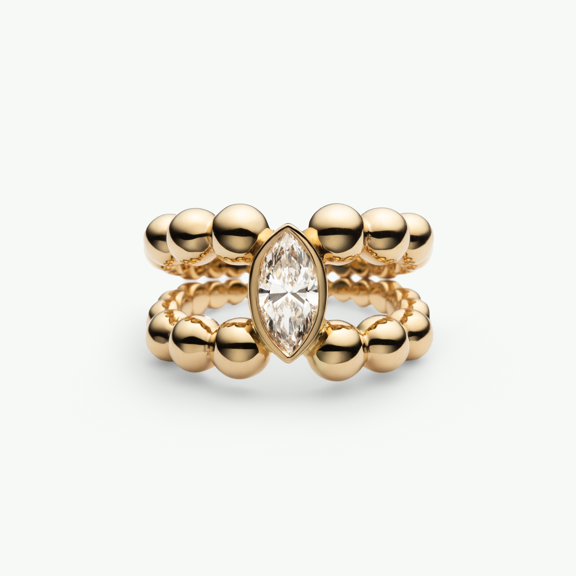 Pippa Ring Marquise, recyceltes Gold & Labordiamant