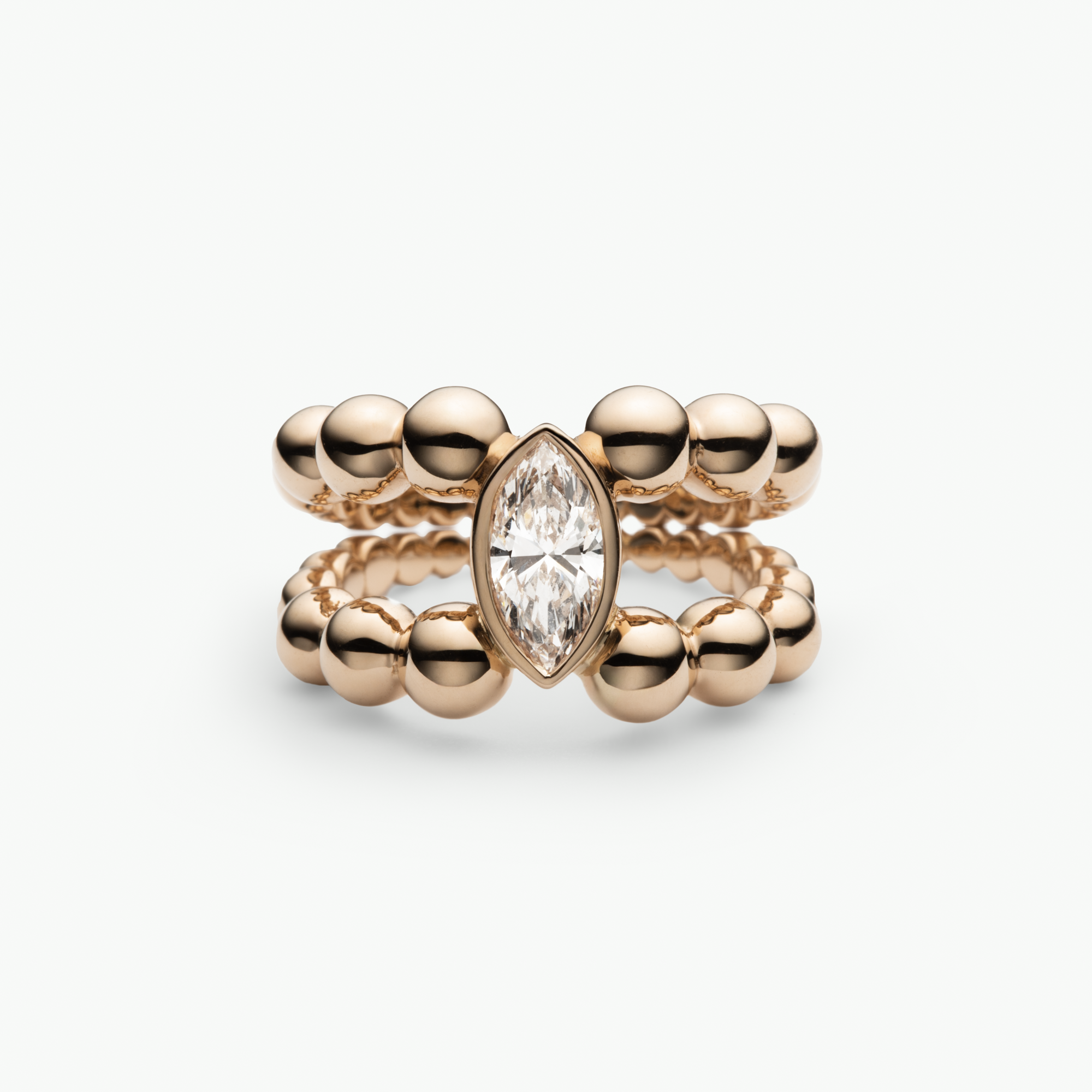 Pippa Ring Marquise, recyceltes Gold & Labordiamant