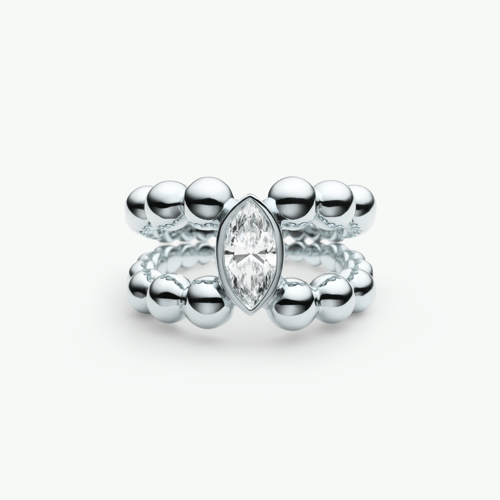 Pippa Ring Marquise in Gelbgold von The Good Bling Berlin