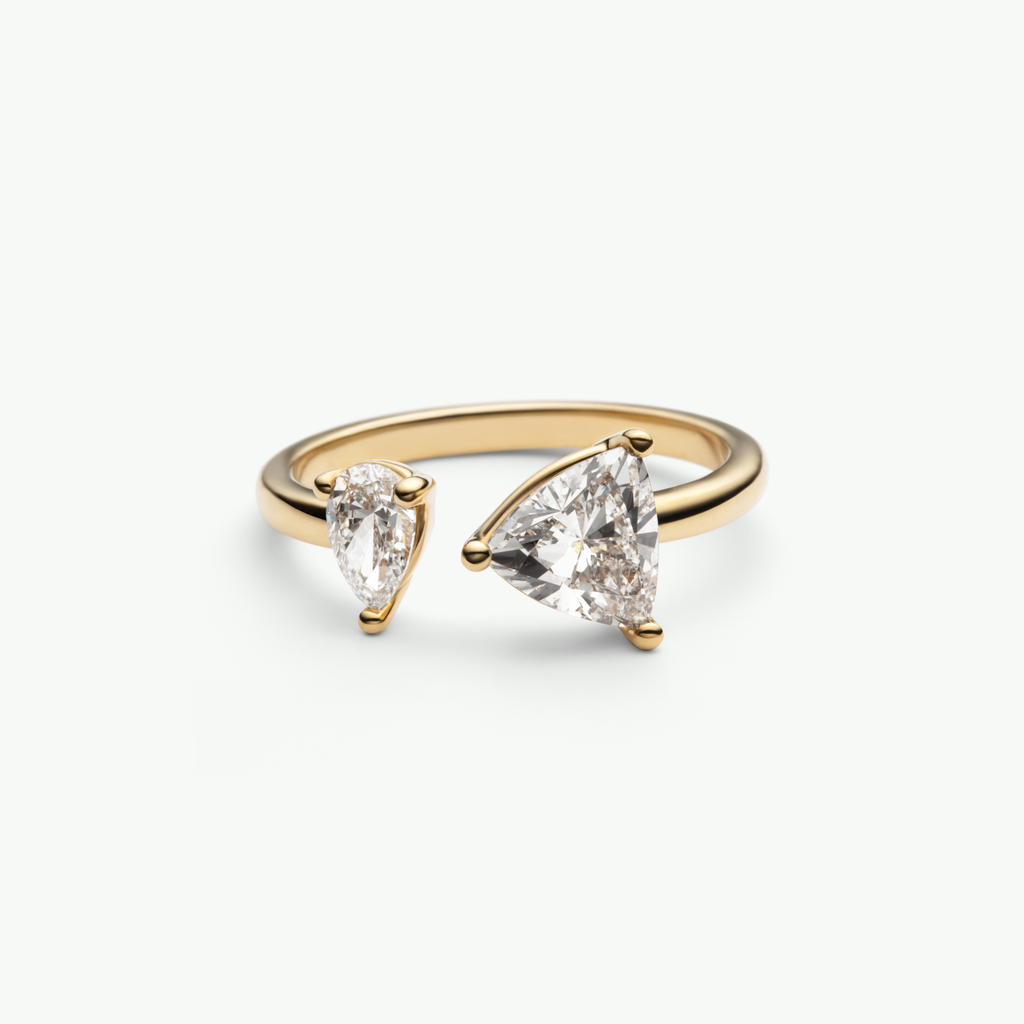 Stella Ring in Gelbgold von The Good Bling Berlin