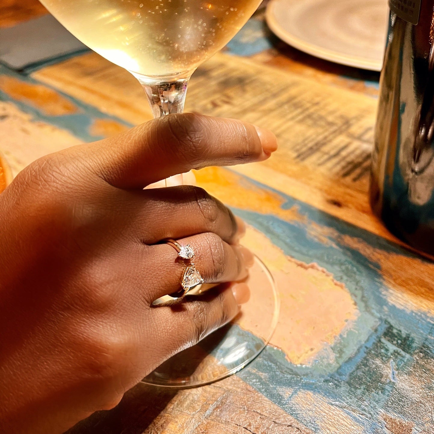 Stella Ring aus recyceltem Gold mit Labordiamanten - Luxusschmuck aus Berlin von The Good Bling