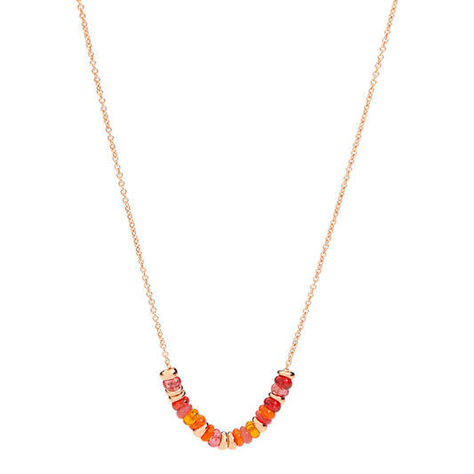 Rondelle-Halskette, Silber von DoDo (DCC2008-RONDE-RORAG)