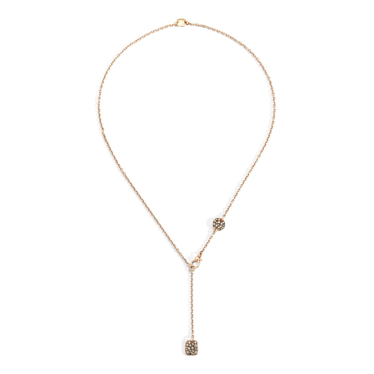 Sabbia Lariat Halskette, Roségold • Diamant von Pomellato (PCC011007BWRDBX00)