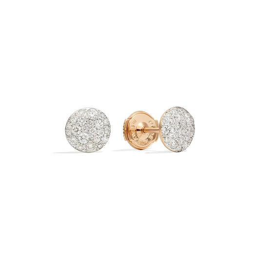 Sabbia Ohrstecker, Roségold • Diamant von Pomellato (POB2042O7000DB000)