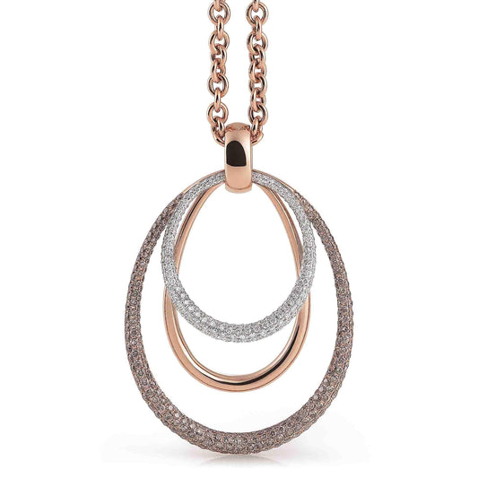 Serenata Anhänger, Roségold & Weißgold von Al Coro (P2384R) online kaufen