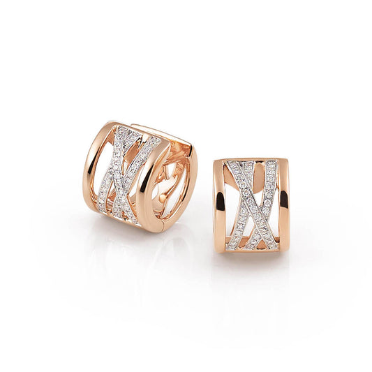 Serenata Creolen, Roségold • Diamant von Al Coro (NE2015R)