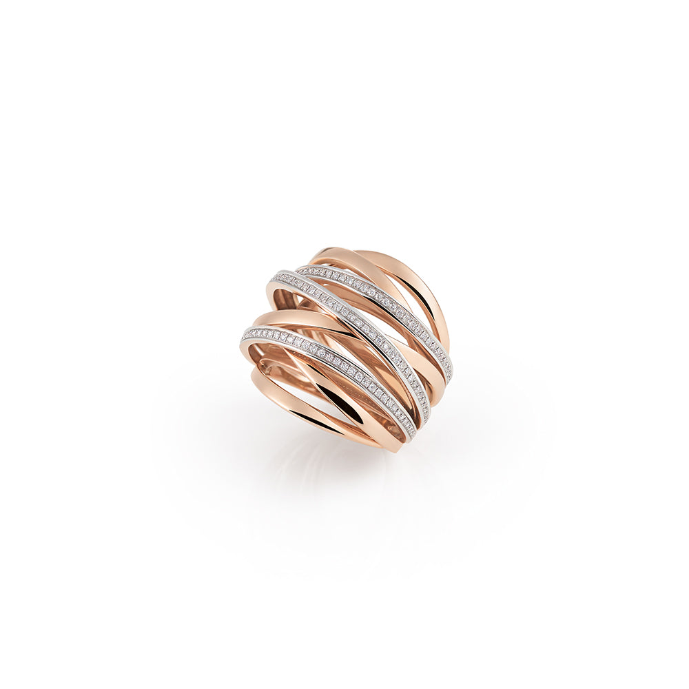 Serenata Ring, Roségold • Diamant von Al Coro (NR951R)