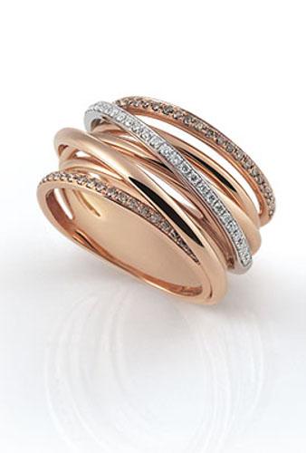 Serenata Ring, Weißgold von Al Coro (R6405BD)