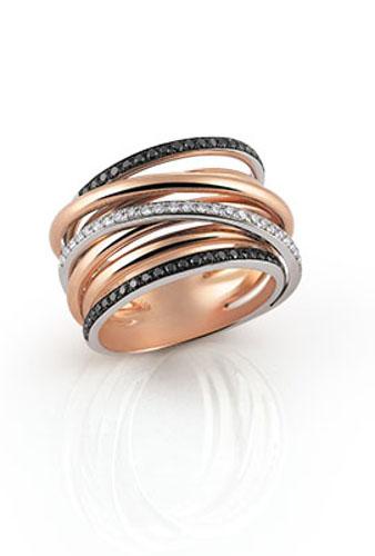 Serenata Ring, Weißgold von Al Coro (R6405BR)