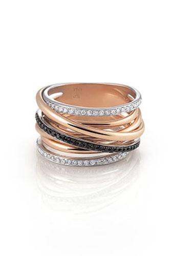 Serenata Ring, Bicolor-Gold • Diamant von Al Coro (R6405RB)