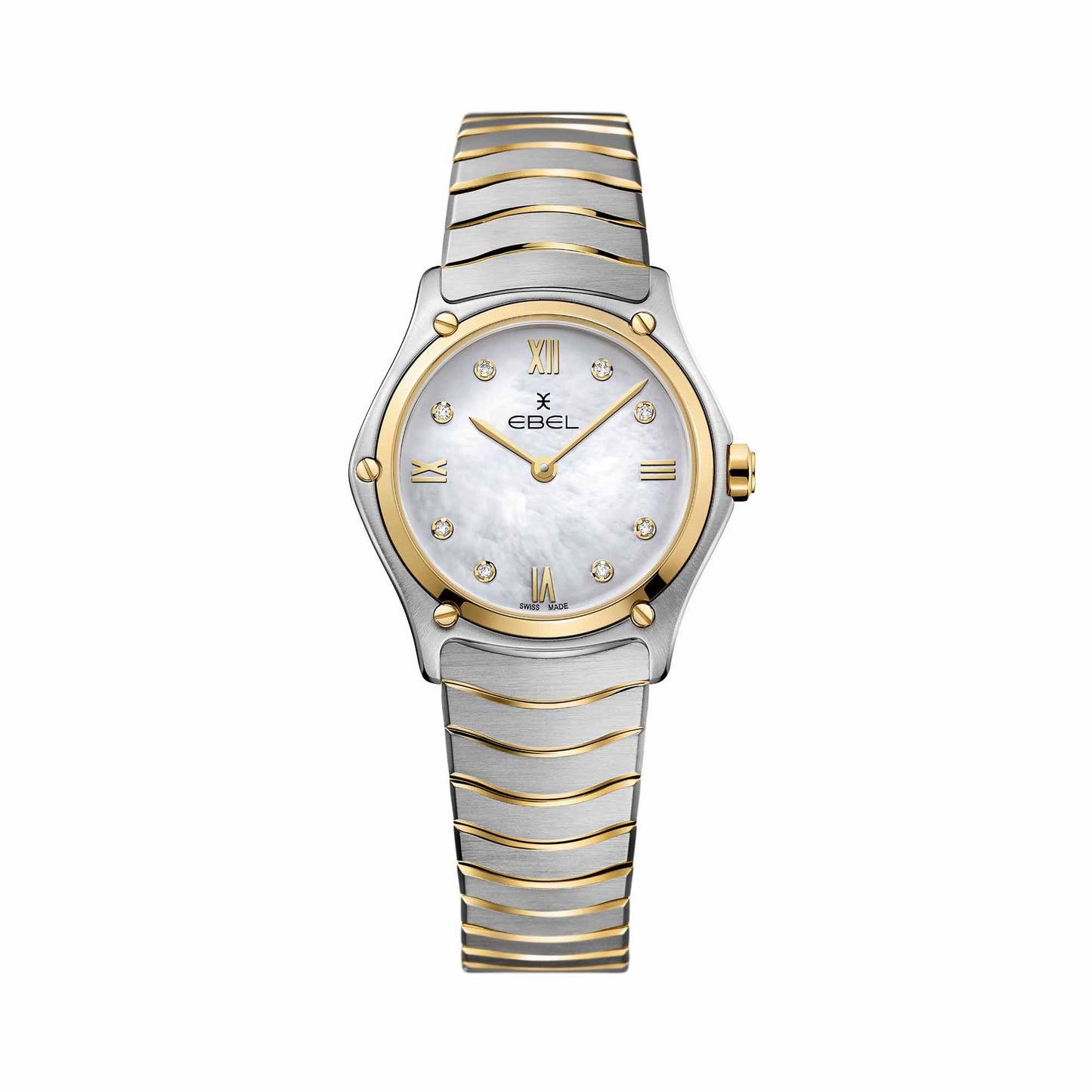 Sport Classic Lady, Bicolor-Gold • Diamant • Perlmutt von EBEL (1216388A)