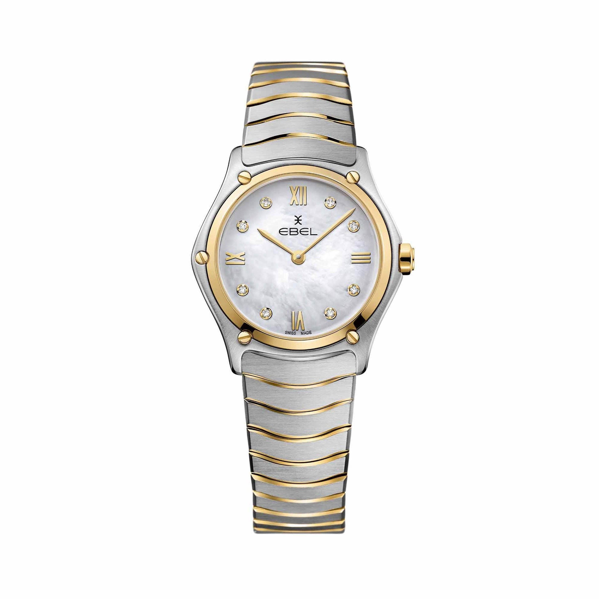 Sport Classic Lady, Bicolor-Gold • Diamant • Perlmutt von EBEL (1216388A)