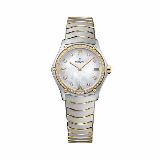 Sport Classic Lady, Bicolor-Gold • Diamant • Perlmutt von EBEL (1216390A)