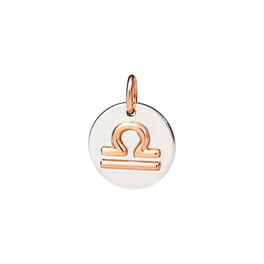 Sternzeichen-Anhänger Waage, Silber & Roségold von DoDo (DMC2006-ZODBI-0009A) online kaufen