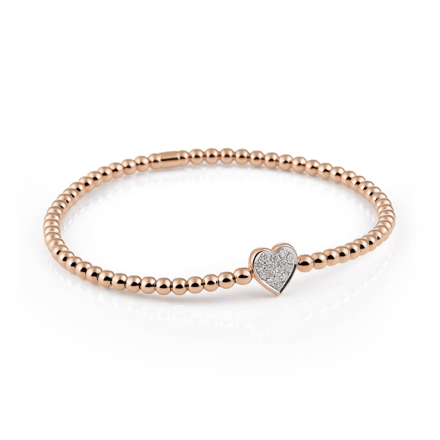 Stretchy Armband, Roségold • Diamant von Al Coro (A160R)