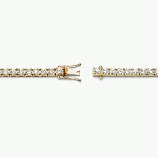 Billie Tennisarmband in Gelbgold von The Good Bling Berlin