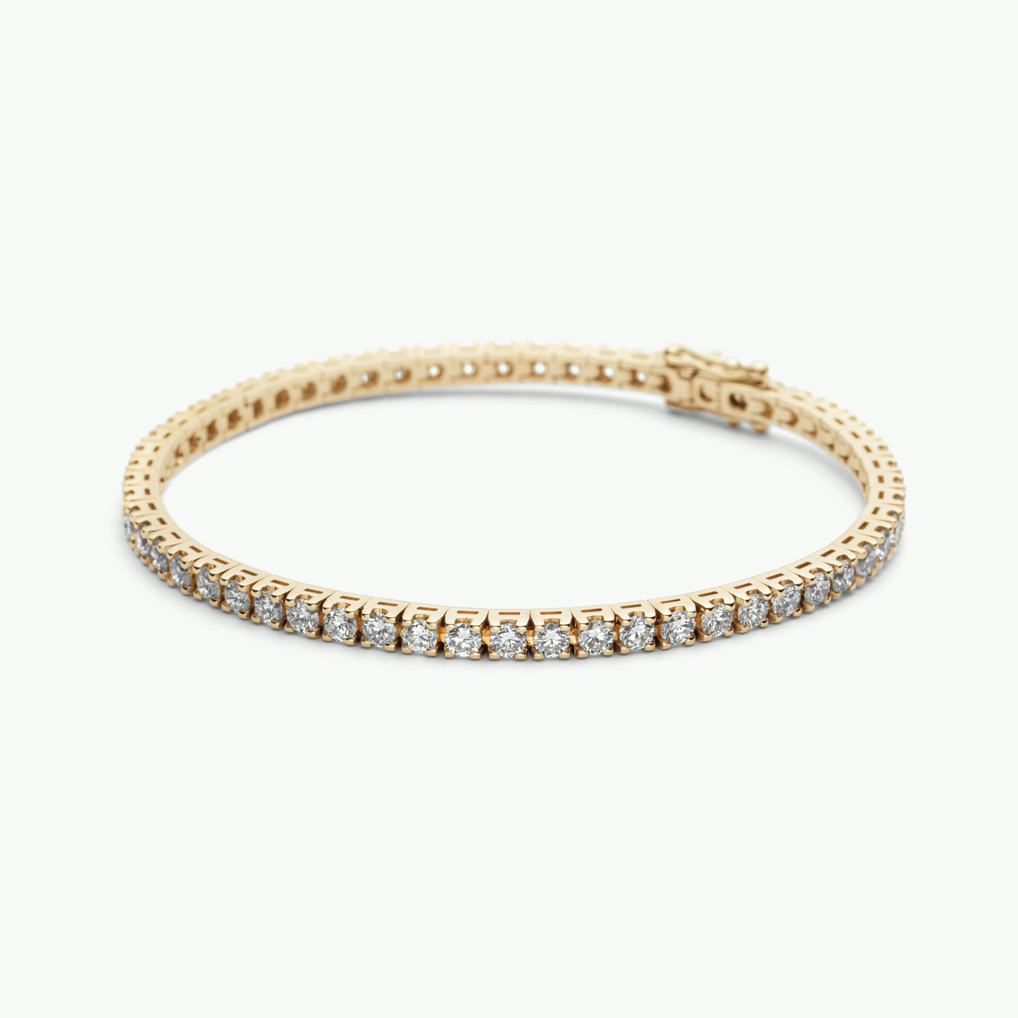 Billie Tennisarmband, Recyceltes Gold & Labordiamant