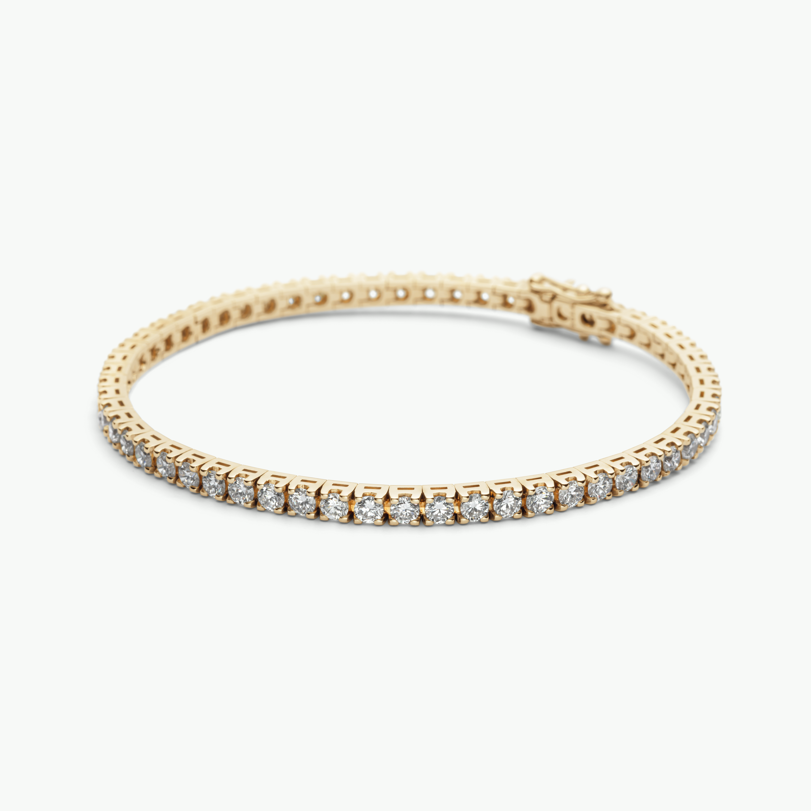 Billie Tennisarmband in Weißgold von The Good Bling Berlin