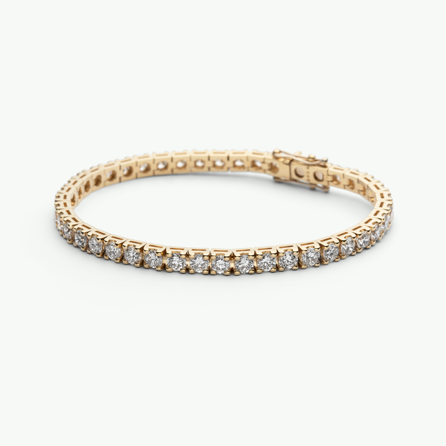 Billie Tennisarmband, Recyceltes Gold & Labordiamant