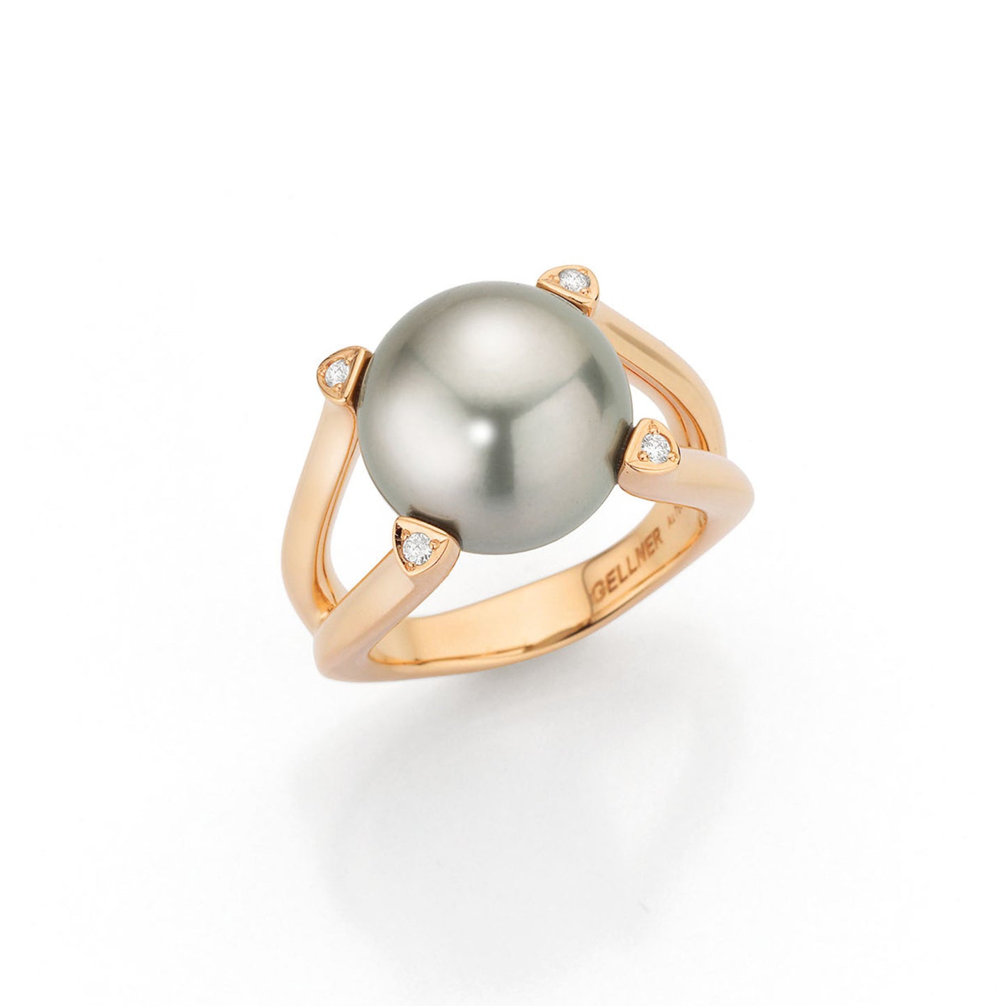 Wave Ring, Roségold • Diamant von Gellner (5-24099-02)