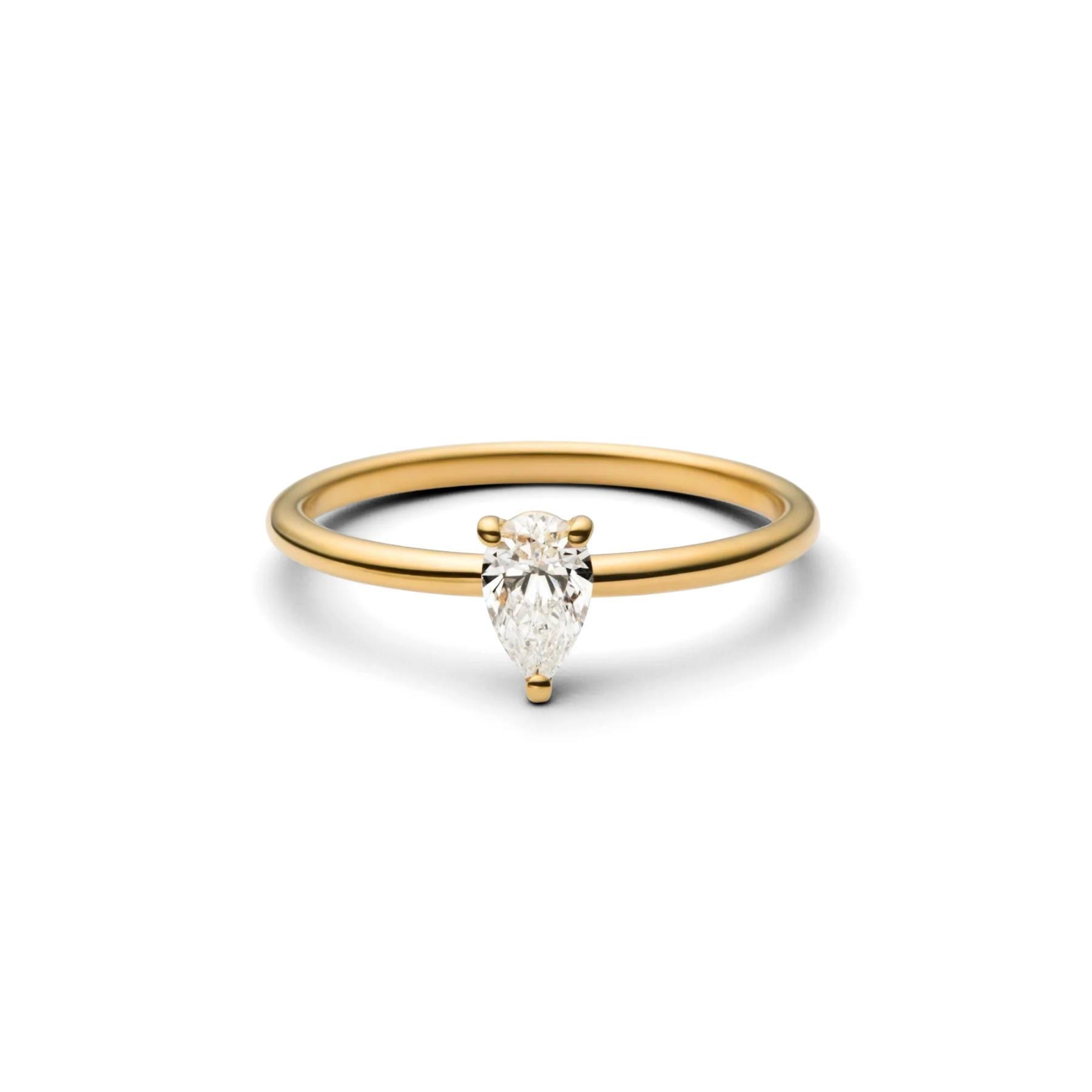 Zoe Ring Gelbgold Labgrown Diamant