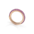 Al Coro Amori Ring (R6653P) aus Roségold mit Saphir