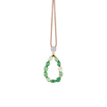 Al Coro Candy Anhänger (NP1742TSR) aus Bicolor-Gold mit Diamant und Tsavorit