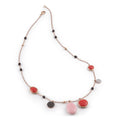 Al Coro Candy Collier (C302COR) aus Roségold mit Diamant, Opal und Saphir