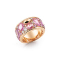 Al Coro Candy Ring (NR8363PSR) aus Roségold mit Diamant und Saphir