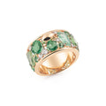 Al Coro Candy Ring (NR8363TR) aus Roségold mit Diamant und Tsavorit