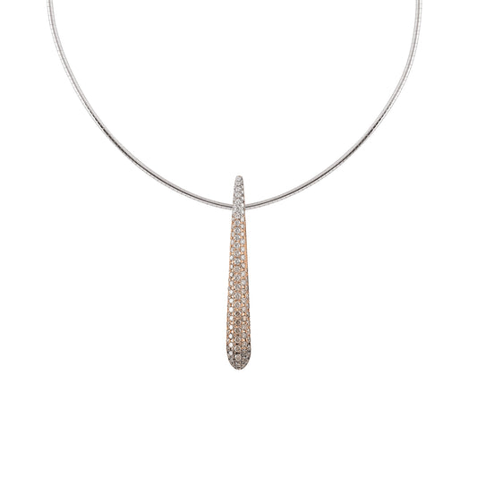 Dolce Vita Anhänger, Roségold • Diamant von Al Coro (P2500BR)